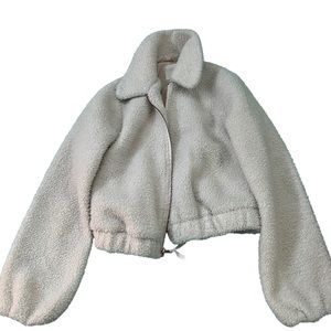 Small Fuzzy Bomber Jacket